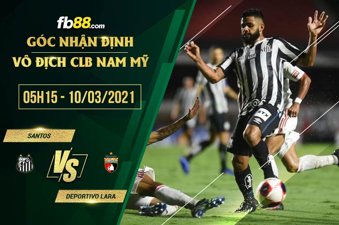 fb88-soi kèo Santos vs Deportivo Lara