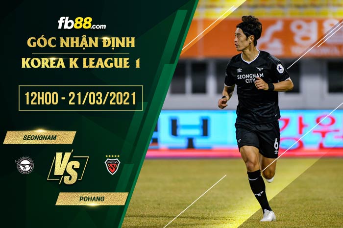 fb88-soi kèo Seongnam vs Pohang