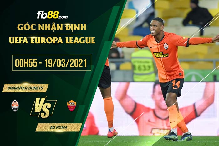 fb88-soi kèo Shakhtar Donets vs Roma