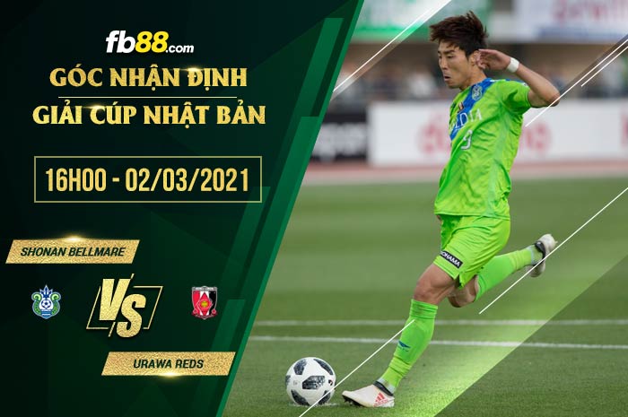 fb88-phong độ thi đấu Shonan Bellmare vs Urawa Red Diamonds