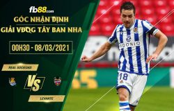 fb88-phong độ thi đấu Sociedad vs Levante