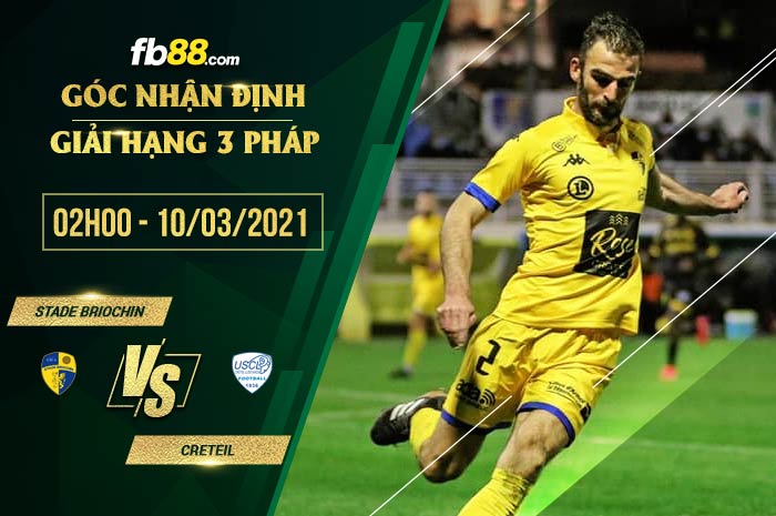 fb88-phong độ thi đấu Stade Briochin vs Creteil