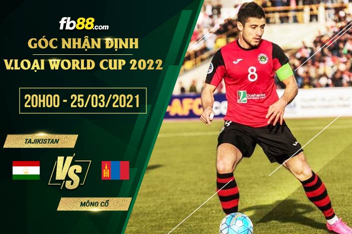 fb88-soi kèo Tajikistan vs Mongolia