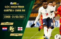 fb88-phong độ thi đấu U21 Croatia vs U21 Anh