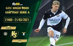 fb88-phong độ thi đấu Udinese vs Lazio