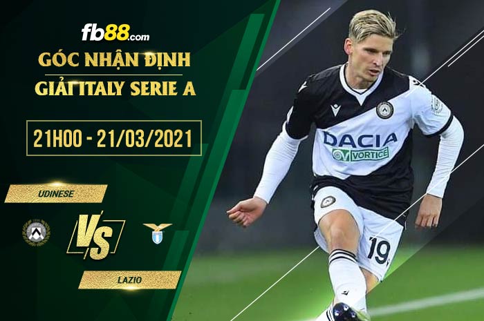 fb88-phong độ thi đấu Udinese vs Lazio