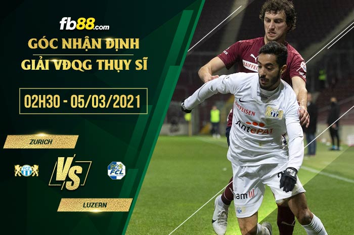 fb88-soi kèo Zurich vs Luzern