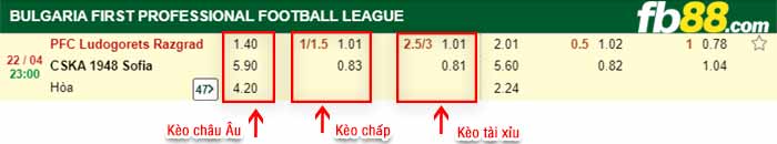 fb88-bảng kèo trận đấu Ludogorets vs CSKA Sofia