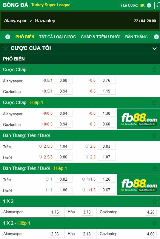 fb88-bảng kèo trận đấu Alanyaspor vs Gazisehir Gaziantep