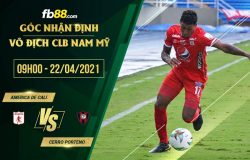 fb88-soi kèo America de Cali vs Cerro Porteno