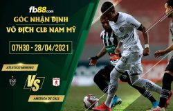 fb88-soi kèo Atletico Mineiro vs America de Cali