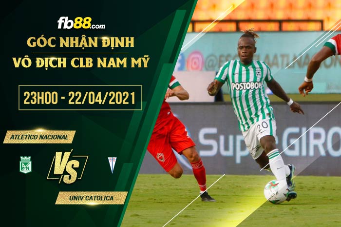 fb88-soi kèo Atletico Nacional vs Univ Catolica