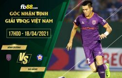 fb88-soi kèo Binh Duong vs Da Nang