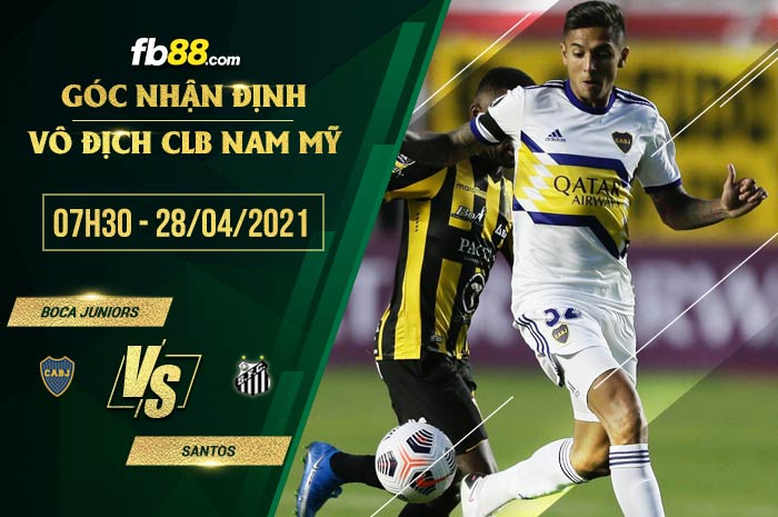 fb88-soi kèo Boca Juniors vs Santos