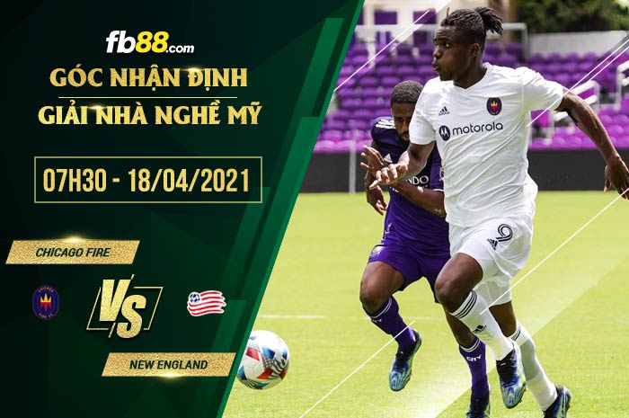 fb88-soi kèo Chicago Fire vs New England