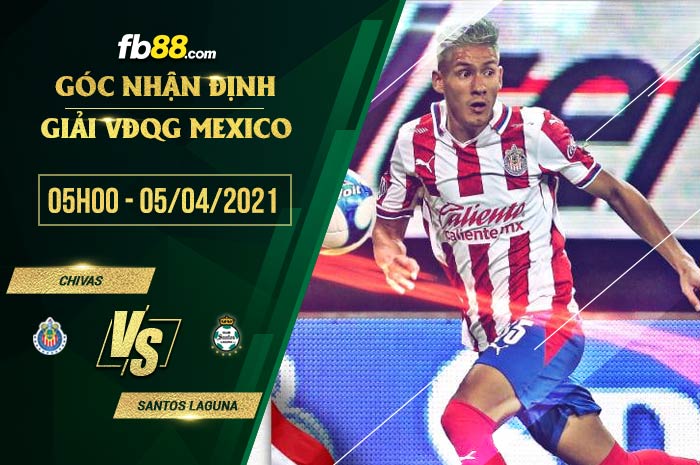 fb88-phong độ thi đấu Chivas vs Santos Laguna