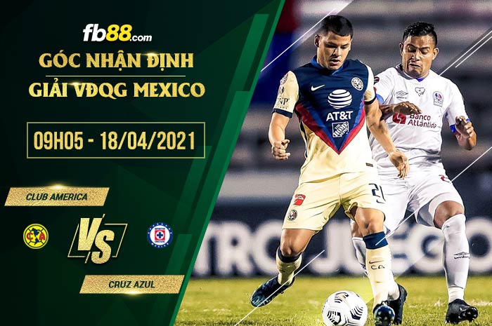 fb88-soi kèo Club America vs Cruz Azul