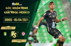 fb88-phong độ thi đấu Club Leon vs Toluca