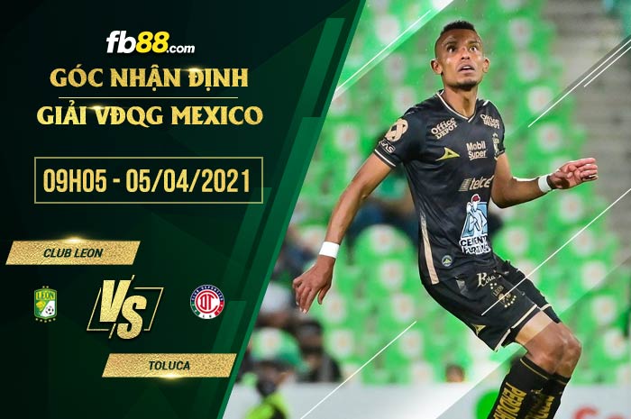 fb88-phong độ thi đấu Club Leon vs Toluca