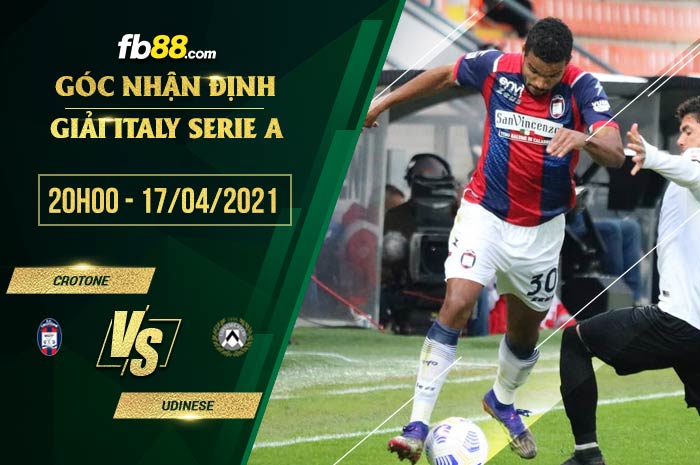 fb88-soi kèo Crotone vs Udinese