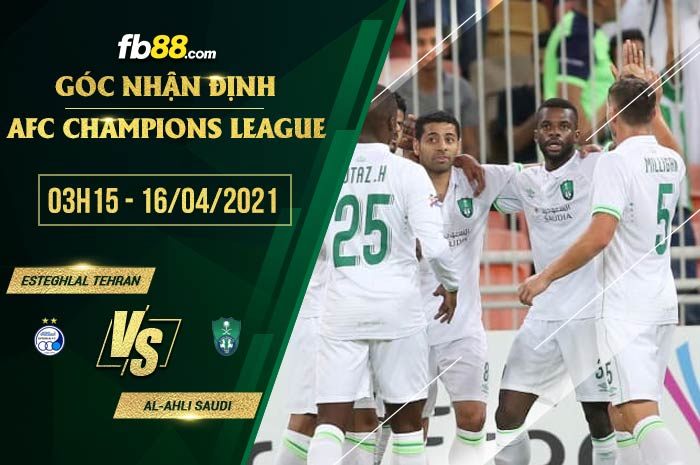 fb88-soi kèo Esteghlal Tehran vs Al-Ahli Saudi