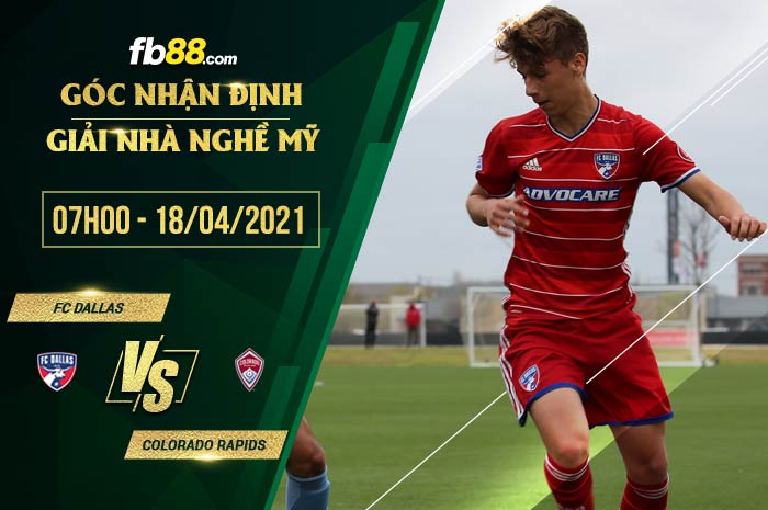 fb88-soi kèo FC Dallas vs Colorado Rapids