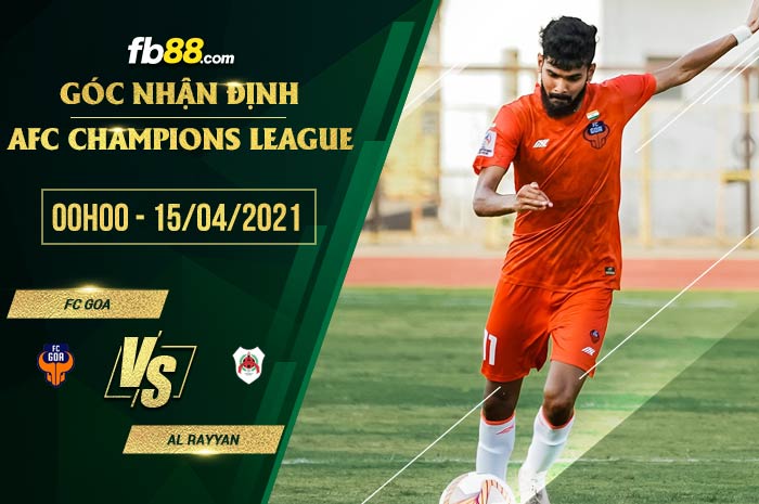fb88-soi kèo FC Goa vs Al Rayyan