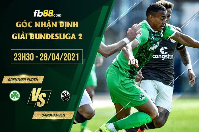 fb88-thông số trận đấu Greuther Furth vs Sandhausen