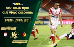 fb88-soi kèo Independiente Santa Fe vs Deportivo Pereira