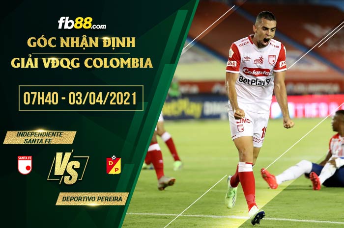 fb88-soi kèo Independiente Santa Fe vs Deportivo Pereira