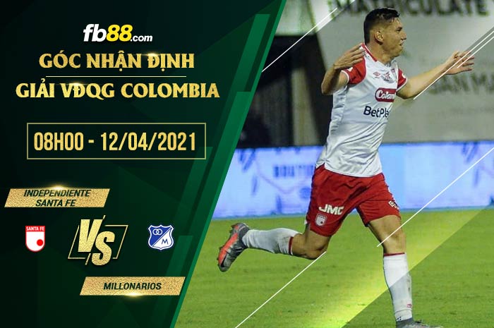 fb88-chi tiết kèo trận đấu Independiente Santa Fe vs Millonarios