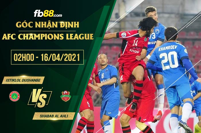 fb88-soi kèo Istiklol Dushanbe vs Shabab Al Ahli