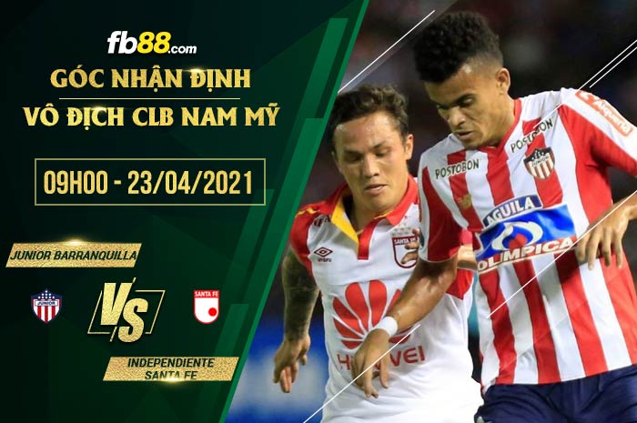 fb88-soi kèo Junior Barranquilla vs Independiente Santa Fe