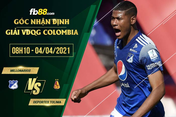 fb88-soi kèo Millonarios vs Deportes Tolima