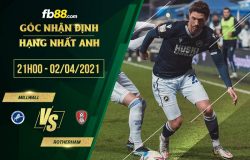 fb88-phong độ thi đấu Millwall vs Rotherham