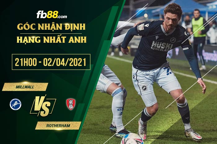 fb88-phong độ thi đấu Millwall vs Rotherham