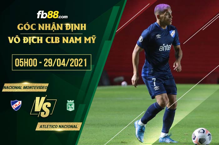 fb88-soi kèo Nacional Montevideo vs Atletico Nacional
