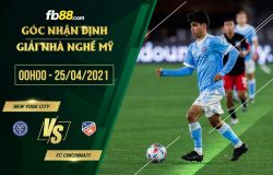 fb88-soi kèo New York City vs FC Cincinnati
