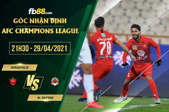 fb88-soi kèo Persepolis vs Al Rayyan