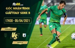 fb88-phong độ thi đấu Pordenone vs Virtus Entella