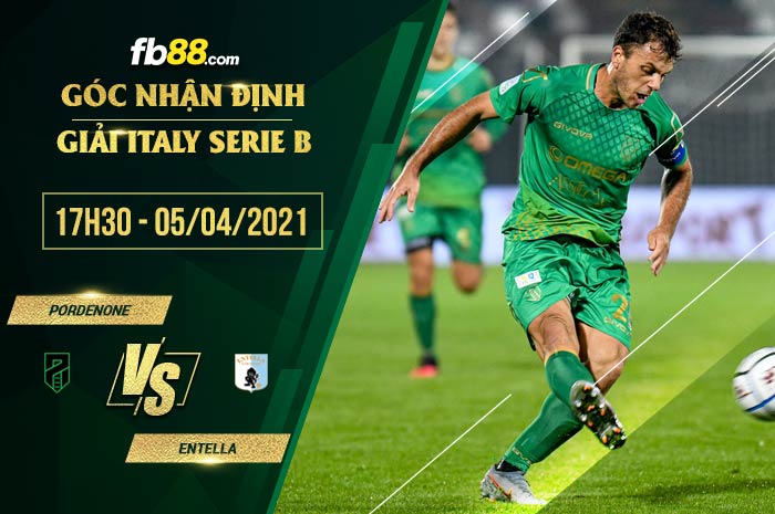 fb88-phong độ thi đấu Pordenone vs Virtus Entella