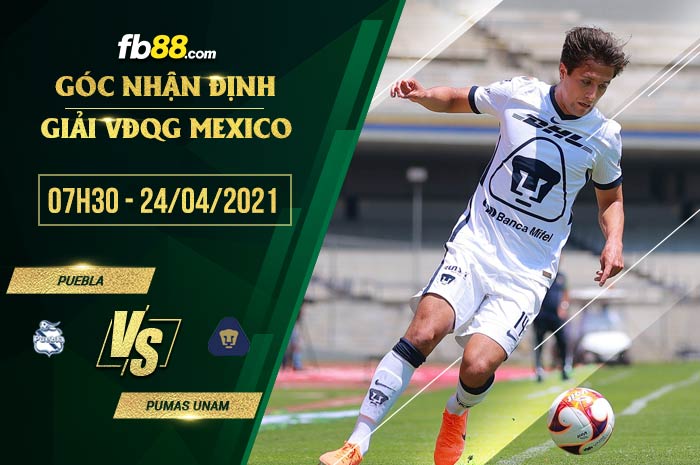 fb88-soi kèo Puebla vs Pumas UNAM