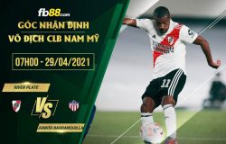 fb88-soi kèo River Plate vs Junior Barranquilla