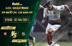 fb88-soi kèo San Lorenzo vs Santos