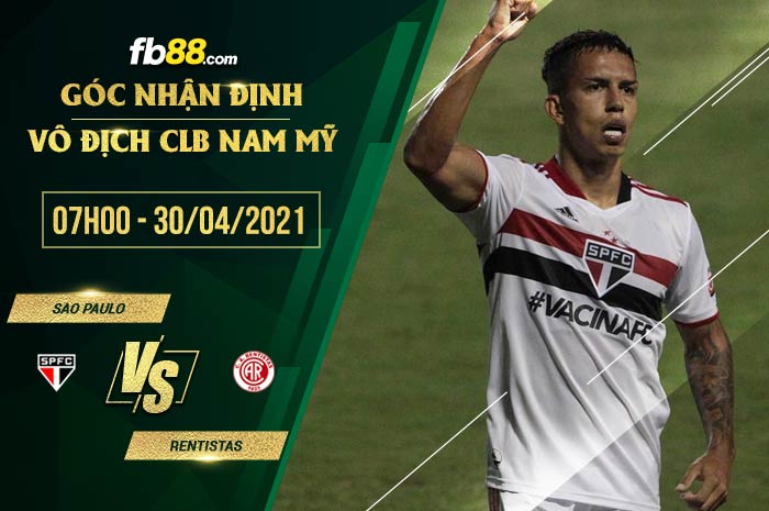 fb88-soi kèo Sao Paulo vs Rentistas