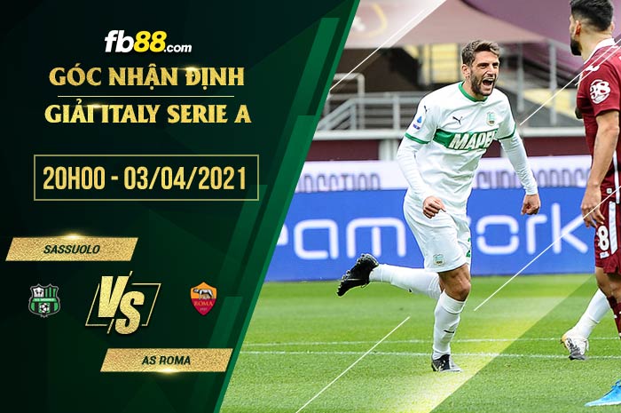 fb88-soi kèo Sassuolo vs Roma
