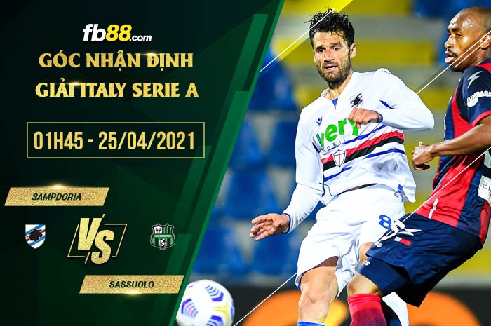 fb88-soi kèo Sassuolo vs Sampdoria