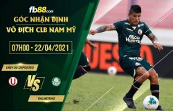 fb88-soi kèo Univ de Deportes vs Palmeiras