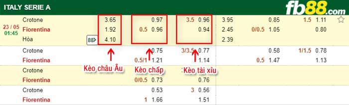 fb88-bảng kèo trận đấu Crotone vs Fiorentina