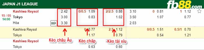 fb88-bảng kèo trận đấu Kashiwa Reysol vs FC Tokyo